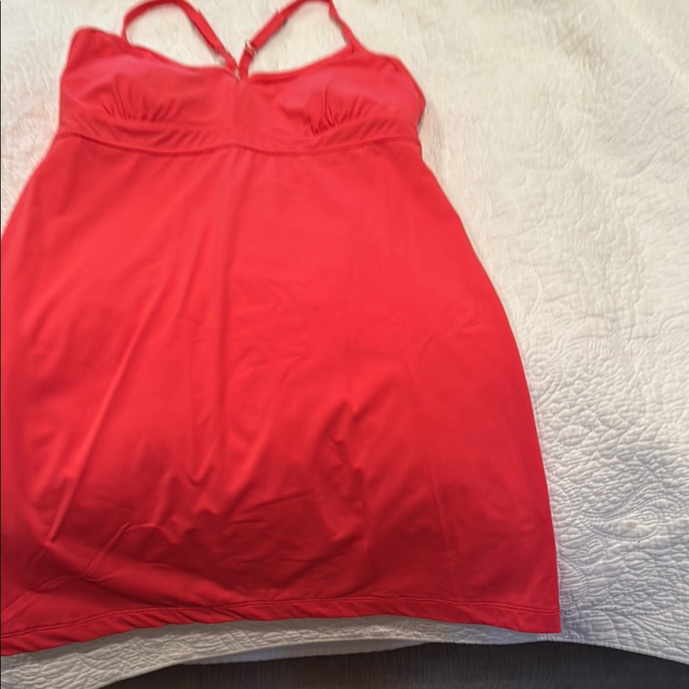 Vibrant Red Strappy Dress